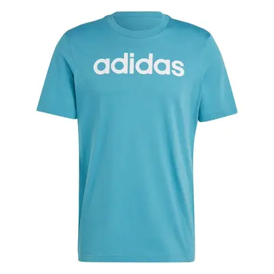 Tričko adidas Essentials Single Jersey Linear vyšitým logem M IJ8655