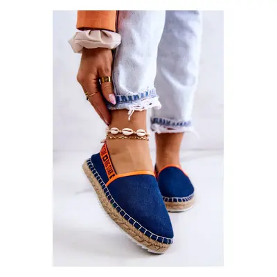 Dámské espadrilky Slip-on Big Star - tmavě modré