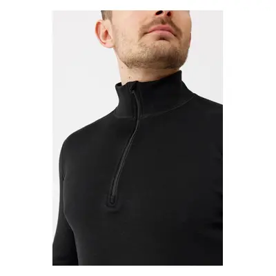 Rough Radical Mikina Merino Active Zip 250 Black