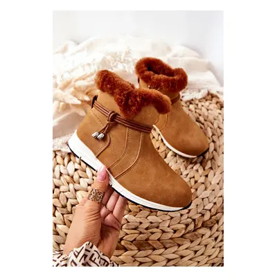 Children's Snow Boots With Fur Big Star BB374058BS Camel 30