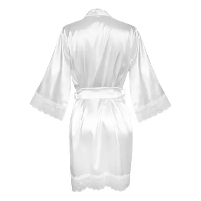 DKaren Housecoat Sauda White