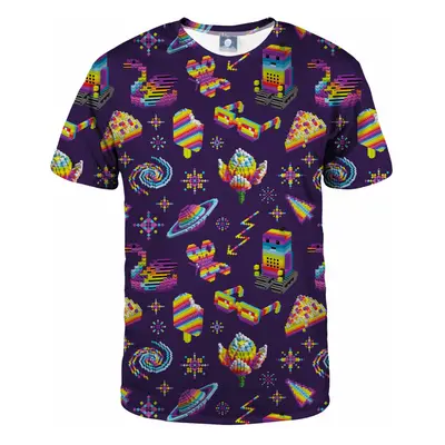 Aloha From Deer Pixel Perfect T-Shirt TSH AFD345 Purple