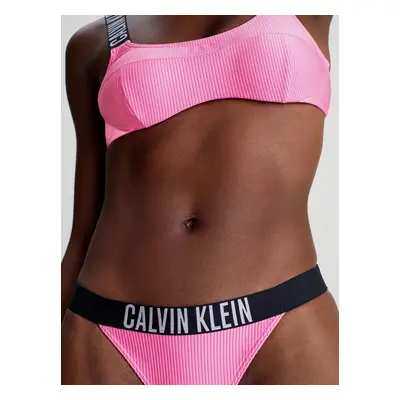 Dámské plavkové kalhotky KW0KW02392 TOZ růžové - Calvin Klein