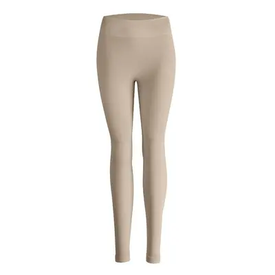 Dámské módní legíny NUR DIE RIPP-OPTIK LEGGINGS - NUR DIE - taupe