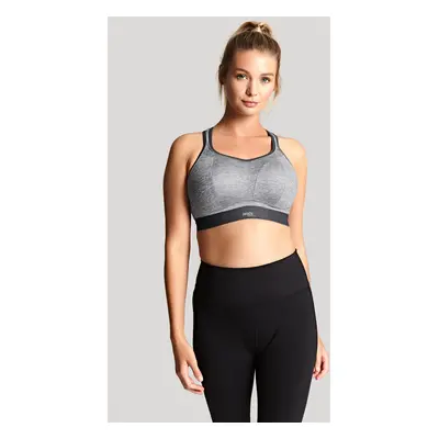 Sportovní podprsenka 7341B Non Wired Bra charcoal marl šedá - Panache