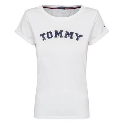 Dámské Tričko s krátkým rukávem UW0UW01315 - Tommy Hilfiger XS