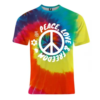 Aloha From Deer Peace And Love Tričko TSH AFD358 Multicolour