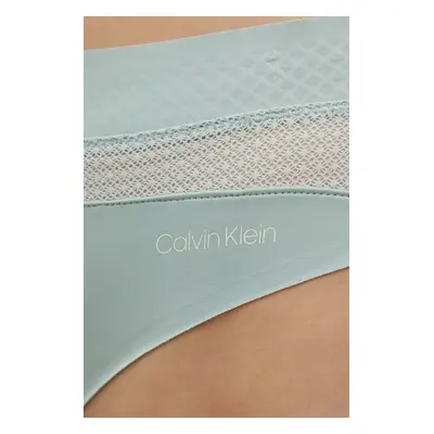 Dámská tanga QF6047E 5G0 mátová - Calvin Klein mátová