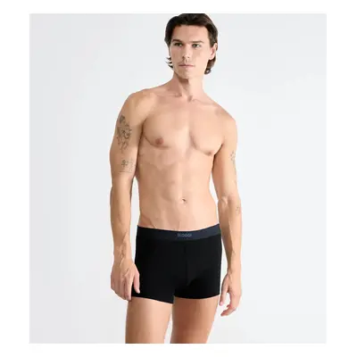 Pánské boxerky EVER Ease Short 2P - BLACK - černé 0004 - SLOGGI BLACK