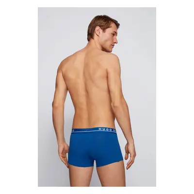 Pánské boxerky Trunk 3p CO 50325403 - Hugo Boss černá-modrá-šedá