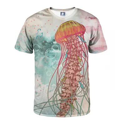 Aloha From Deer Jellyfish T-Shirt TSH AFD443 Červená barva