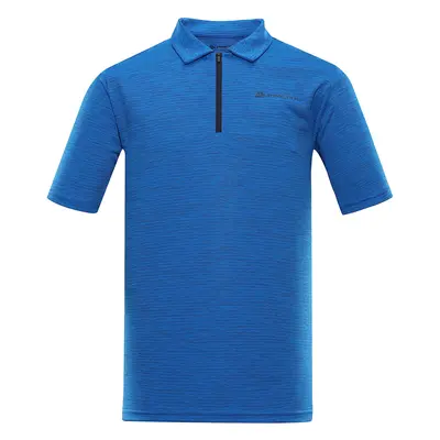 Pánské rychleschnoucí polo triko ALPINE PRO DONN electric blue lemonade