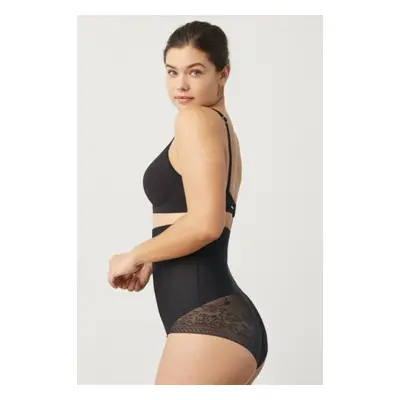 Dámské kalhotky HIGH WAIST SHAPING PANTY 19618 negro