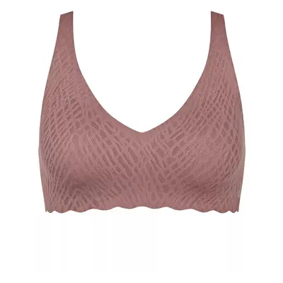 Dámská podprsenka ZERO Feel Bliss Soft bra - BROWN - hnědá 1141 - SLOGGI BROWN