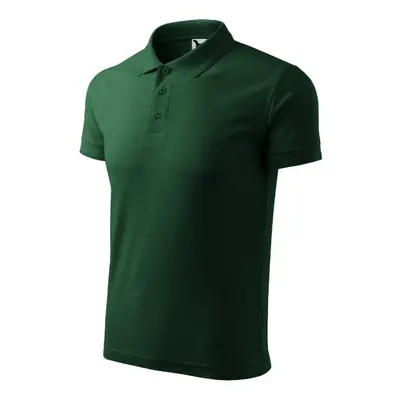 Pique Polo polokošile pánská dark green S