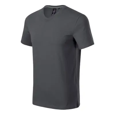 Action V-neck tričko pánské light anthracite S