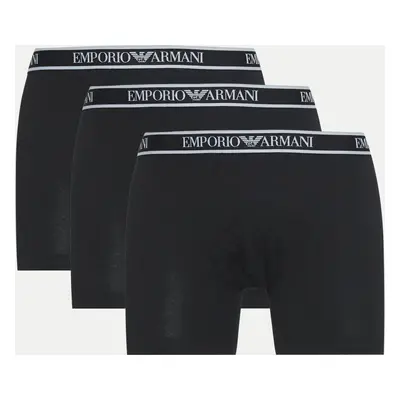 Pánské boxerky 3Pack 111473 4R717 černé - Emporio Armani