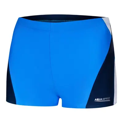 AQUA SPEED Plavecké šortky Alex Blue/Navy Blue/White Pattern 254