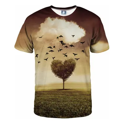 Aloha From Deer Tree Heart T-Shirt TSH AFD036 Yellow