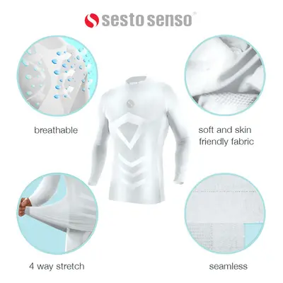 Sesto Senso Thermo Top Short CL39 White