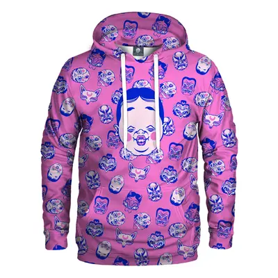 Aloha From Deer Kabuki Mask Pink Hoodie H-K AFD927 Pink