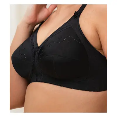 Dámská podprsenka Doreen + Cotton 01 N - BLACK černá - Triumph BLACK