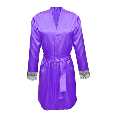 DKaren Housecoat Gina Violet Violet