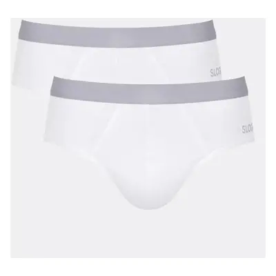 Pánské slipy GO ABC 2.0 Brief 2P - WHITE - bílé 0003 - SLOGGI WHITE