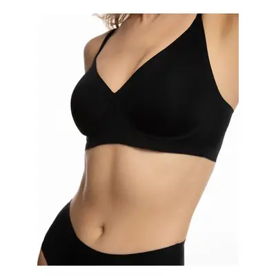 Dámská podprsenka soft Simple T-Shirt BRA Černá - Julimex černá