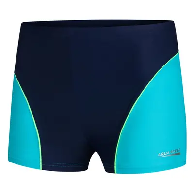 AQUA SPEED Plavecké šortky Leo Navy Blue/Blue Pattern 42