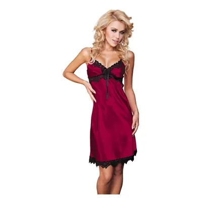 DKaren Plus Size Slip Viola Crimson Crimson