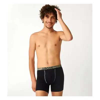 Pánské boxerky GO ABC Natural B Short 2P - Triumph černá (0004)