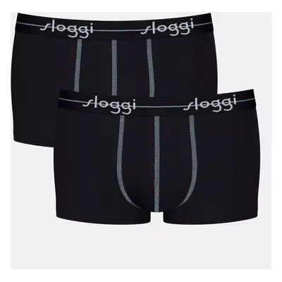 Pánské boxerky Start Hipster C2P box - BLACK - černé 0004 - SLOGGI BLACK