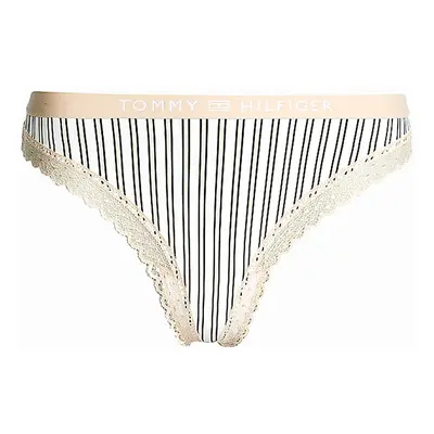 Dámská tanga Tonal Logo Lace UW0UW04463-0F8 - Tommy Hilfiger S