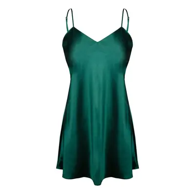 Dámská košilka DKaren Plus Size Slip Karen Green zelená