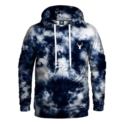 Aloha From Deer Storm Tie Dye Hoodie H-K AFD847 Modrá