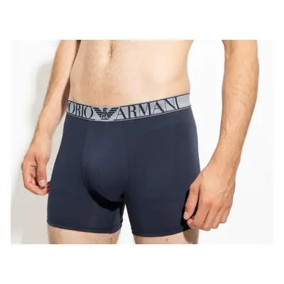 Pánské boxerky 2 pack 111912 2F720 61735 tm.modrá/vínová - Emporio Armani tm.modrá-vínová