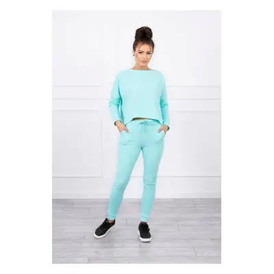 Set s oversized halenkou mint UNI