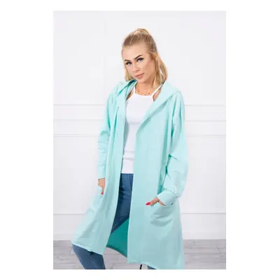 Pelerína s kapucí oversize mint UNI