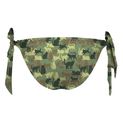 Aloha From Deer Camo Cats Bikini Bows Bottom WBBB AFD090 Green