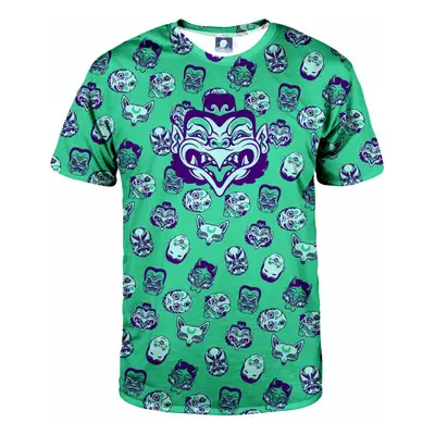 Aloha From Deer Kabuki Mask T-Shirt TSH AFD926 Green