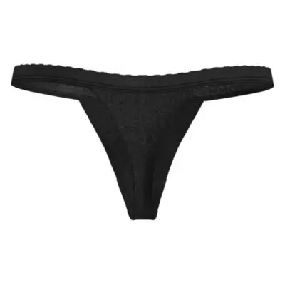 Dámská tanga 3Pack UW0UW05017 0V9 černé/fialové/sv. růžové - Tommy Hilfiger