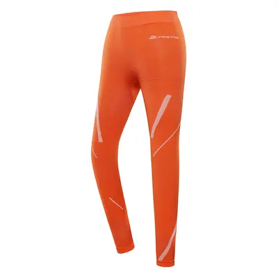 Dámské funkční prádlo - kalhoty ALPINE PRO ELIBA spicy orange XL-XXL