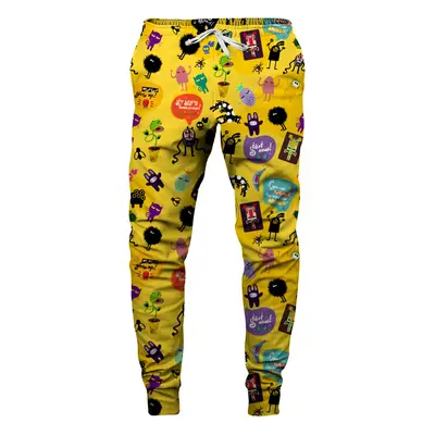 Aloha From Deer Motivational Monsters Tepláky SWPN-PC AFD902 Yellow