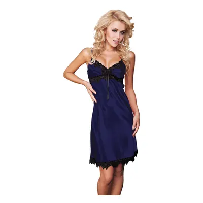 DKaren Plus Size Slip Viola Navy Blue tmavě modrá