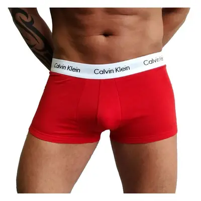 Pánské boxerky NB2518A-XKW - Calvin Klein červená