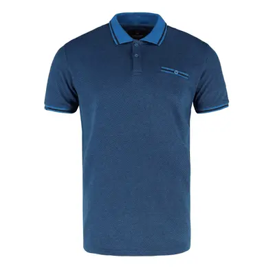 Tričko Volcano Polo T-Werto M35090-S23 Blue Melange