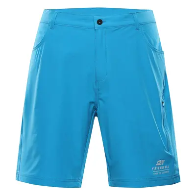 Pánské softshellové kraťasy ALPINE PRO COL neon atomic blue 52