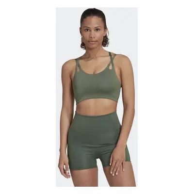 podprsenka adidas Yoga Luxe Studio Light-Support Fire HL8600 Green