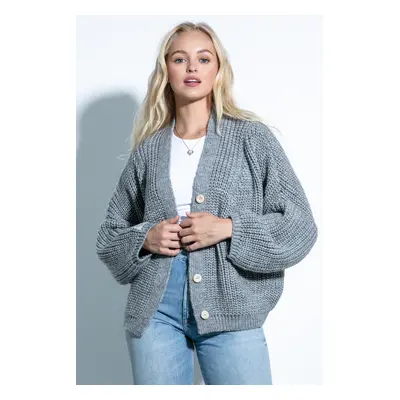 Fobya Cardigan F1705 Grey